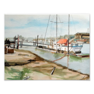 Walberswick Harbour Suffolk Fototryck