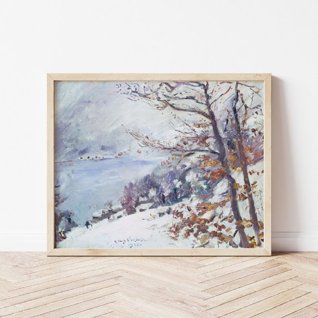 Walchensee i Winter | Lovis Corinth Poster (Skapare uppladdad)