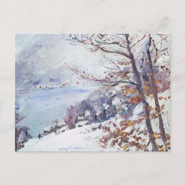 Walchensee i Winter | Lovis Corinth Vykort (Framsida)