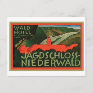 Wald-Hotel Jagdscholss-Niederwald Vykort