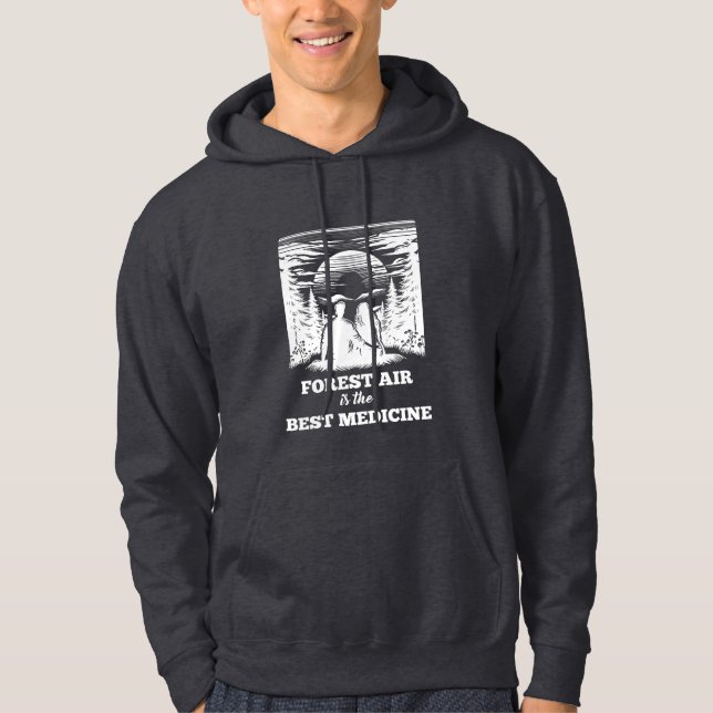 Wald-Spruch Design Hoodie (Framsida)