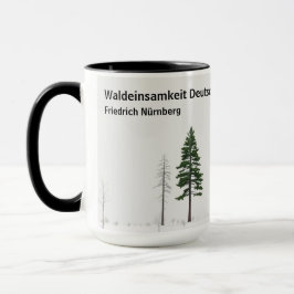 Waldeinsamkeit Nature Lover Personalized Mugg