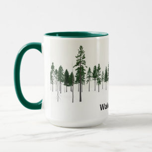 Waldeinsamkeit Skog Ensamhet Estetik Mugg