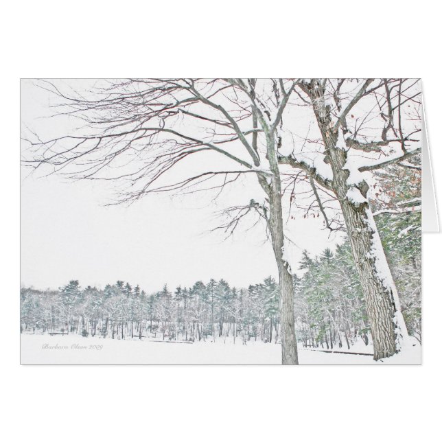 Walden damm: I Zen Hälsningskort (Framsidan Horizontal)