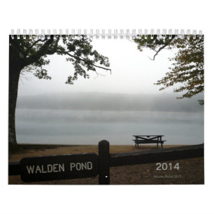 Walden dammkalender 2014 med Thoreau quotations Kalender