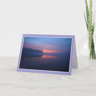 Walden dammsolnedgång kort