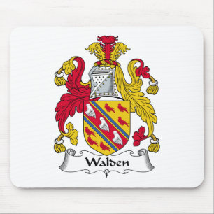 Walden familjvapensköld musmatta