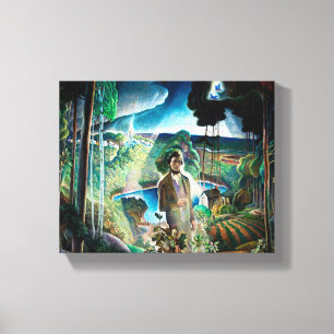 Walden Pond, besökt av Newell Convers Wyeth Canvastryck