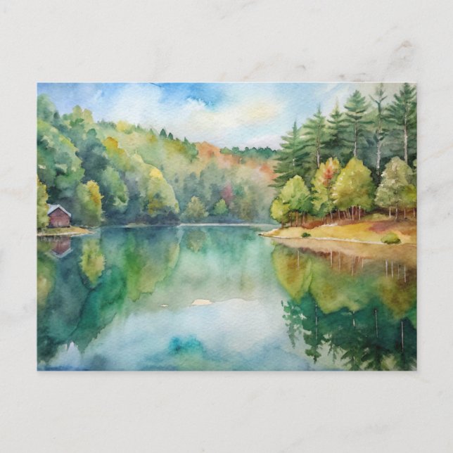 Walden Pond Concord, Massachusetts Vykort (Framsida)