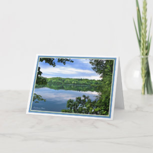 Walden Pond: Landskapsvy Helgkort