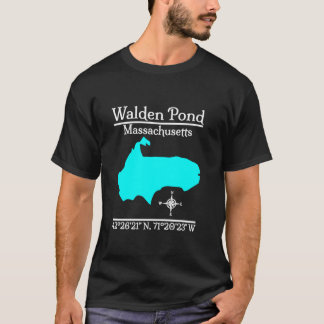 Walden Pond Massachusetts Långärmad T Shirt