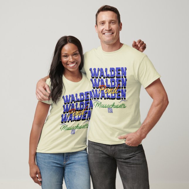 Walden Pond, Massachusetts T Shirt (Unisex)