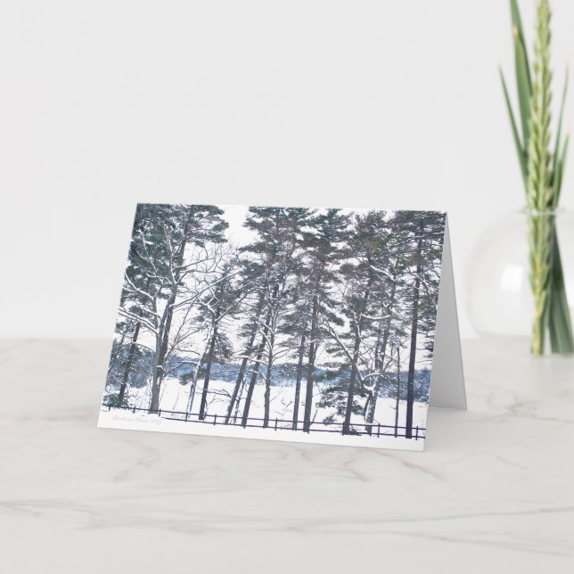 Walden Pond: Njut av säsongens glädjeämnen Helgkort (Framsida)