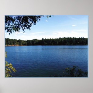 Walden Pond-utskrift Poster