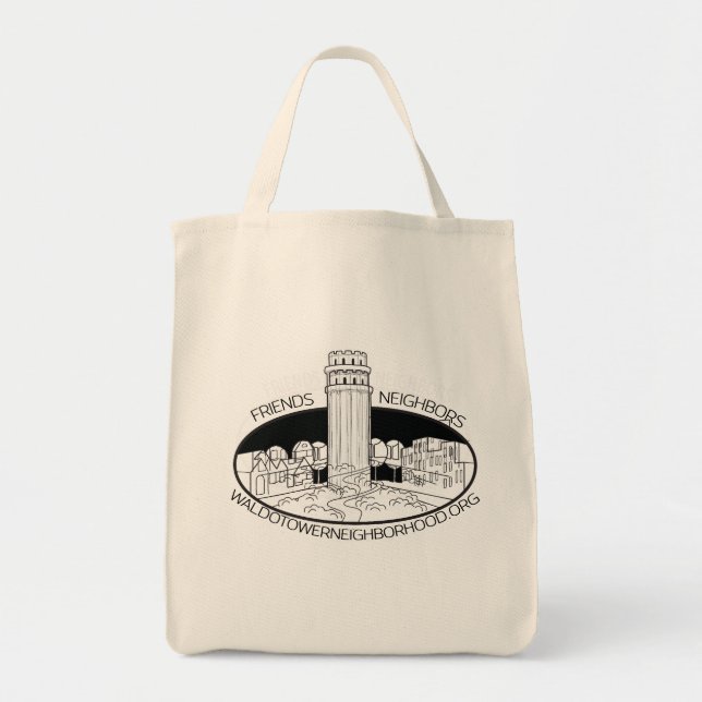 Waldo Torn-grannskapsföreningen Tote Bag Tygkasse (Framsidan)