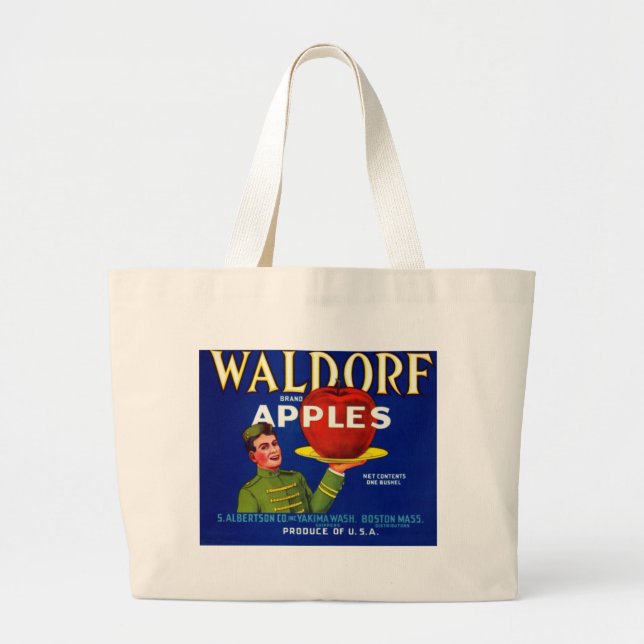 Waldorf äpplen jumbo tygkasse (Framsidan)