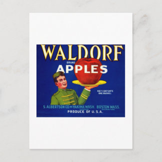 Waldorf Apples Vykort