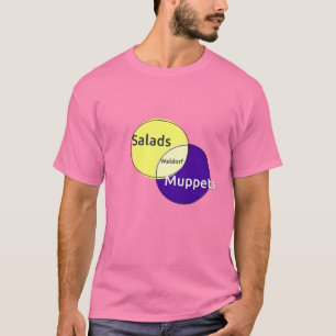 Waldorf Muppets Salads venn-diagram T Shirt