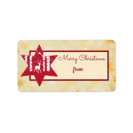 Waldstern Adressetikett