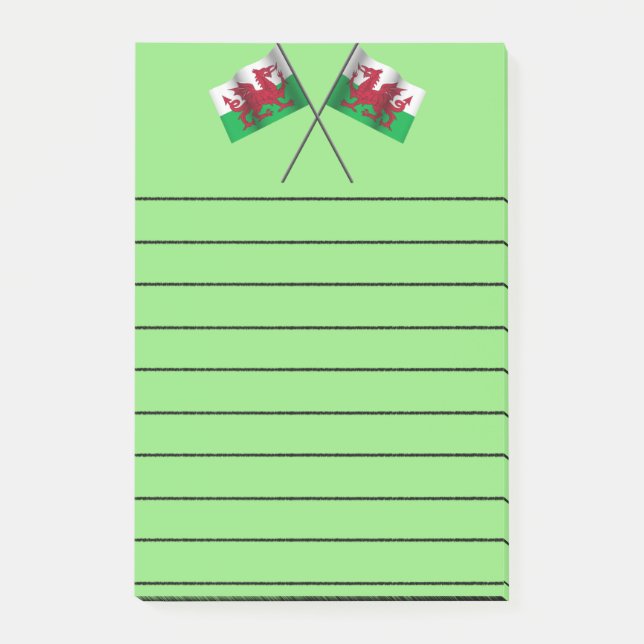 Wales anteckningsblock post-it block (Framsida)