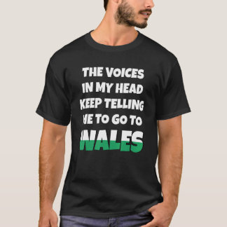 Wales Away Football Cymru Voices Tell Me Go Home S T Shirt
