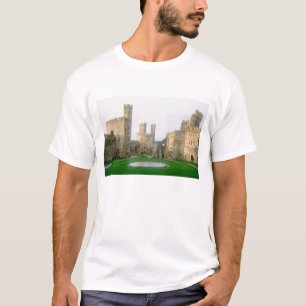 Wales, Caernarfon slott, en av Edwards 2 Tee Shirt