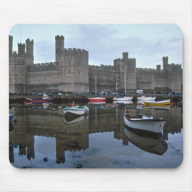 Wales, Caernarfon slott, en av Edwards Musmatta (Framsidan)