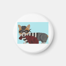 Wales Corgi Godsaks Tjuv Inbrottstjuv Magnet