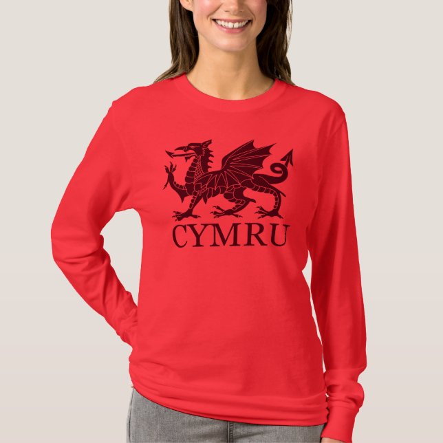 Wales CYMRU Tröja (Framsida)