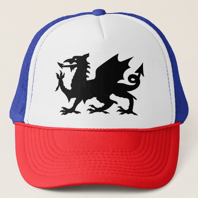 Wales drakflagga, Wales drakflagga, England Keps (Framsida)