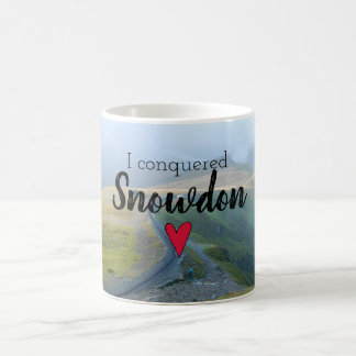 Wales erövrad Snowdon Landscape Welsh Railway Kaffemugg