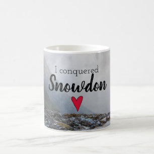 Wales erövrat Snowdon Landscape Welsh Stream Kaffemugg