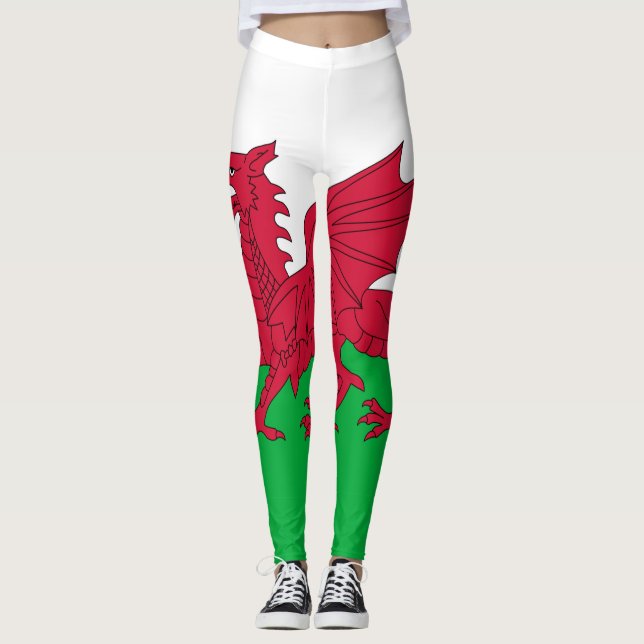 Wales flag Leggings (Framsida)