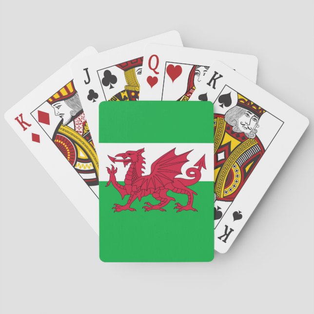 wales flagga casinokort (Baksidan)