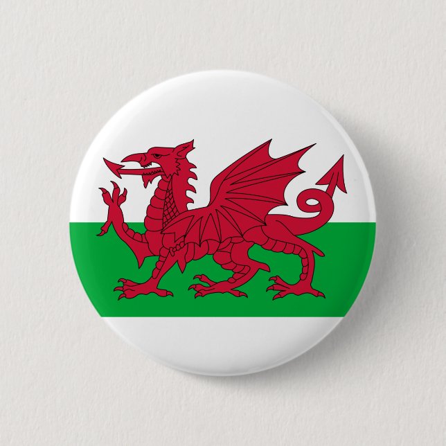 wales flagga knapp (Framsida)