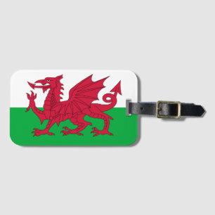 Wales flagga Luggage Tag Bagagebricka