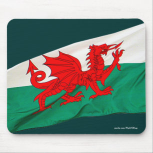Wales Flagga, Red Dragon Patriotic Musmatta