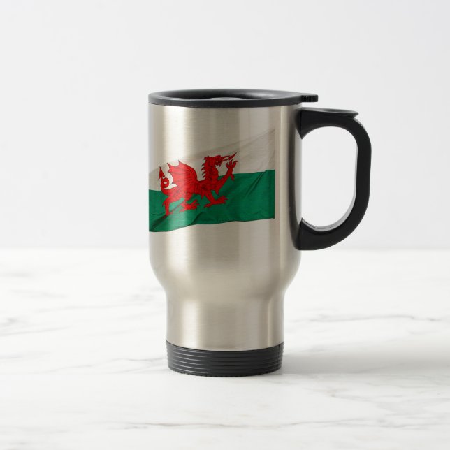 Wales Flagga, Red Dragon Patriotic Resemugg (Höger)