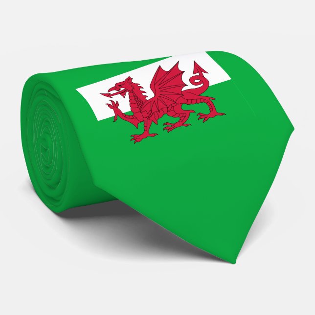 wales flagga slips (Rullad)