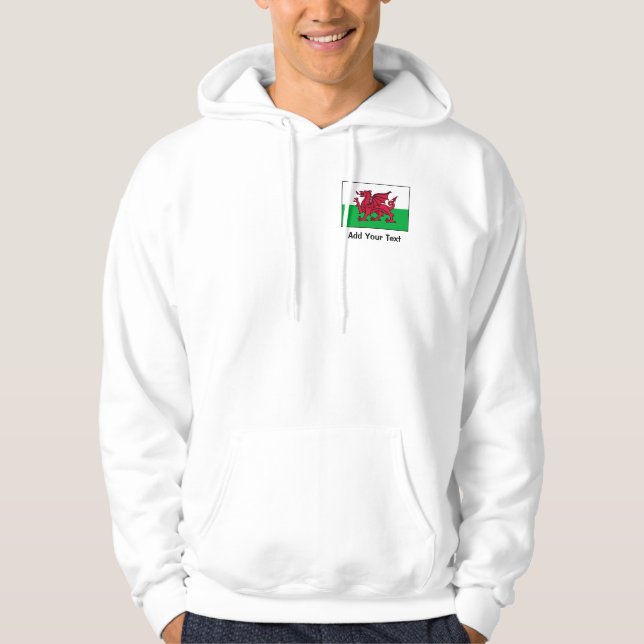Wales flagga sweatshirt (Framsida)