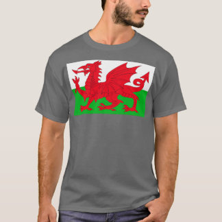 Wales Flagga T Shirt