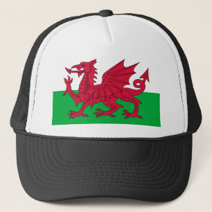 wales flagga truckerkeps