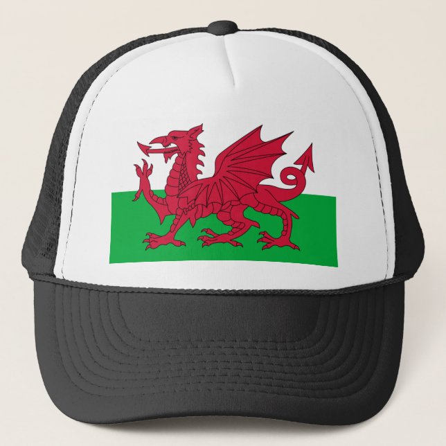wales flagga truckerkeps (Framsida)