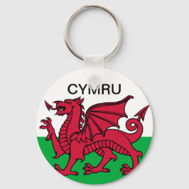 Wales Flagga Vm 2022 Red draon Cymru Nyckelring