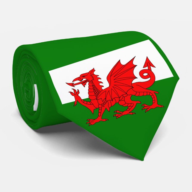 Wales flagga Welsh red draon Slips (Rullad)