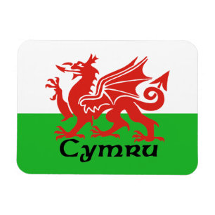 Wales flaggamagnet magnet