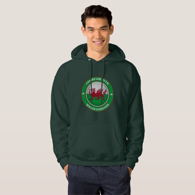 Wales Forever Hoodie (Hel framsida)
