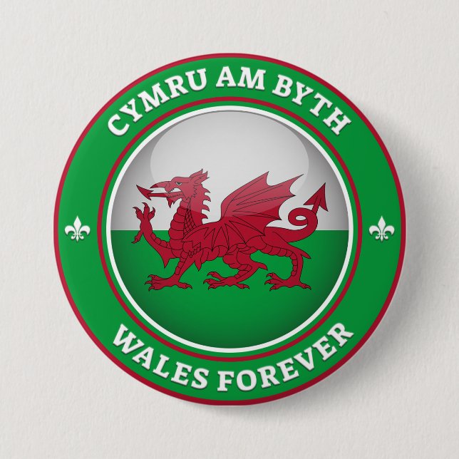 Wales Forever Knapp (Framsida)