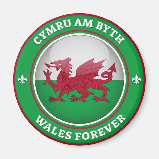 Wales Forever Magnet (Framsidan)
