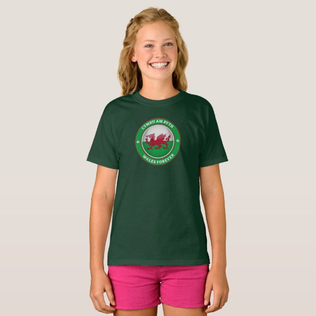Wales Forever T Shirt (Hel framsida)